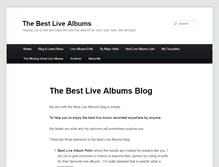 Tablet Screenshot of bestlivealbums.com